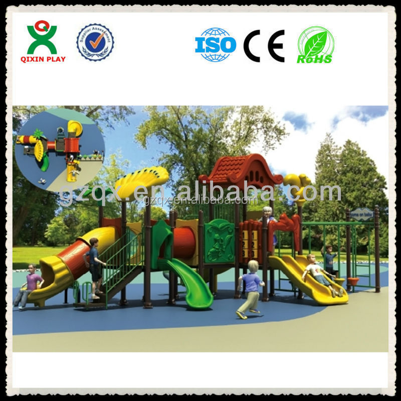 Used mcdonalds playground equipment for sale/ outdoor tubes playground/ outdoor playground QX-020C