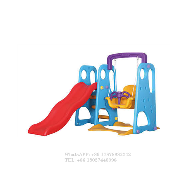 Guangzhou supplier indoor swing with slide/indoor kids air slide/little tikes slide QX-11118C