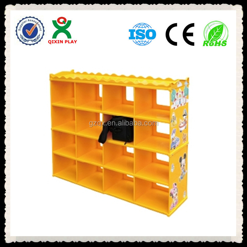 Easy to assemble shoe rack QX--205F/ covered plastic shoe rack/ shoe rack for kids