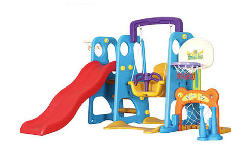 Toddler slide kids plastic indoor swing set