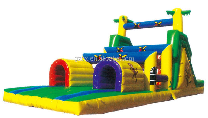 Latest special design giant inflatable slide/inflatable double lane slip slide/inflatable slip and slide QX-115E