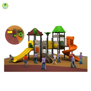 Big factory made kids play equipment school toys outdoor playground QX-18024B