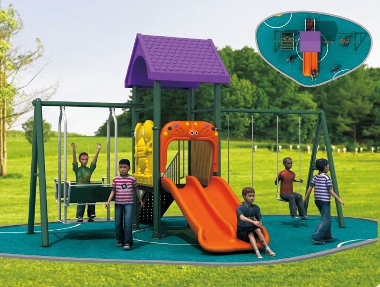 Plastic playground slides playground swings/garden swings for children/swing set slides for sale