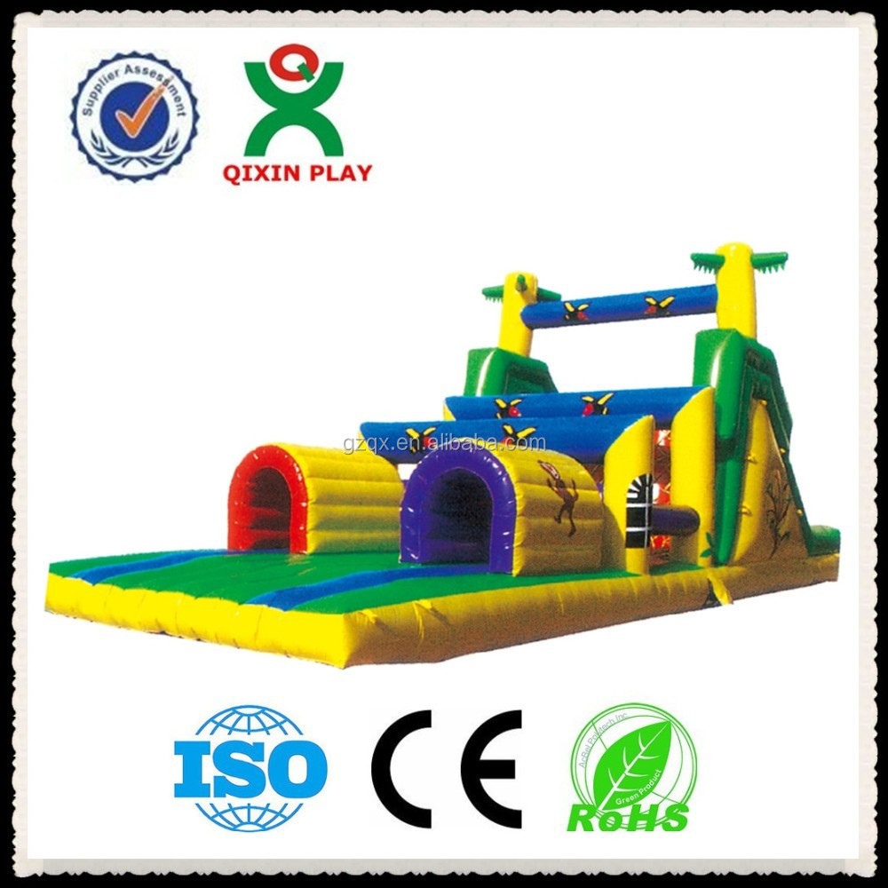 Latest special design giant inflatable slide/inflatable double lane slip slide/inflatable slip and slide QX-115E