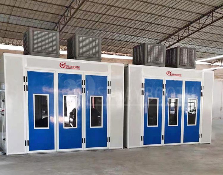 Best quality industrial ce spraying oven cheap spray paint booth for car