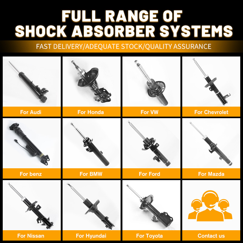 Absorbers Parts Front Rear Left Right Shock Absorber for Toyota Corolla Isuzu D-max Mitsubishi Pajero Nissan Honda Civic Mazda