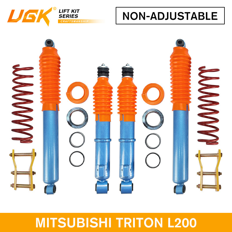 UGK adjustable  Off-road Shock Absorber 2 Inch Suspension Lift Kit For MITSUBISHI Triton L200 ML & MN