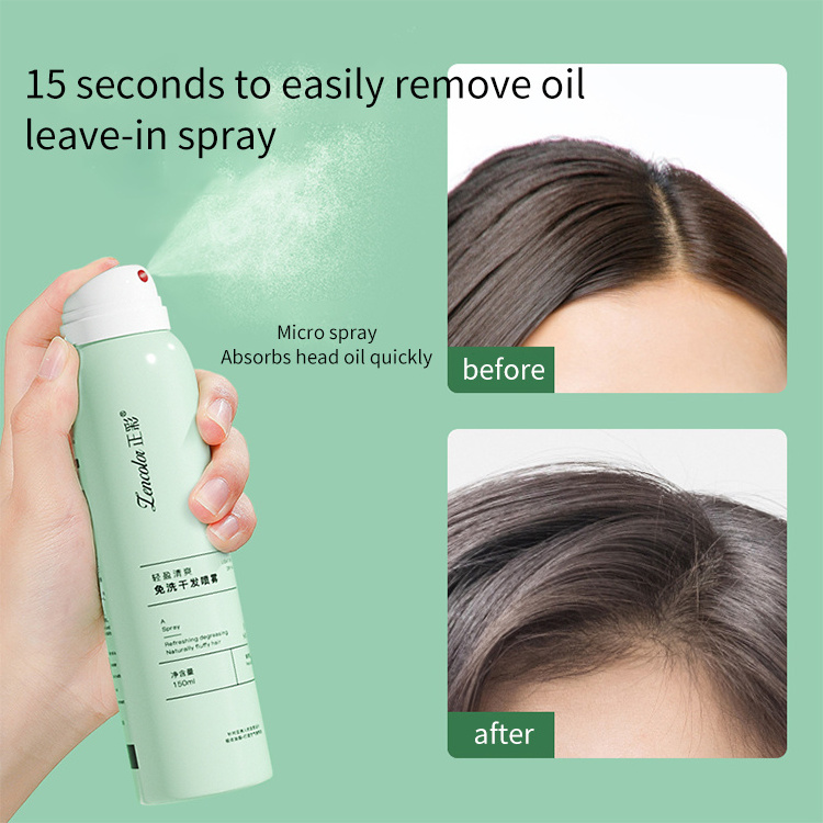 Hot Sale Leave-In Dry hair spray Fast Degreasing Refreshing Remove Oil Hair Fluffy Spray