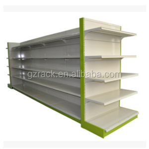 Metal Supermarket Rack With Wire Mesh Shelves For Bakery