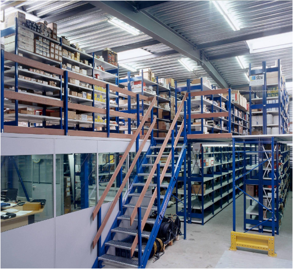 Industrial Customized Steel structure racks supported multi-tier loft Mezzanine Floor platform racking