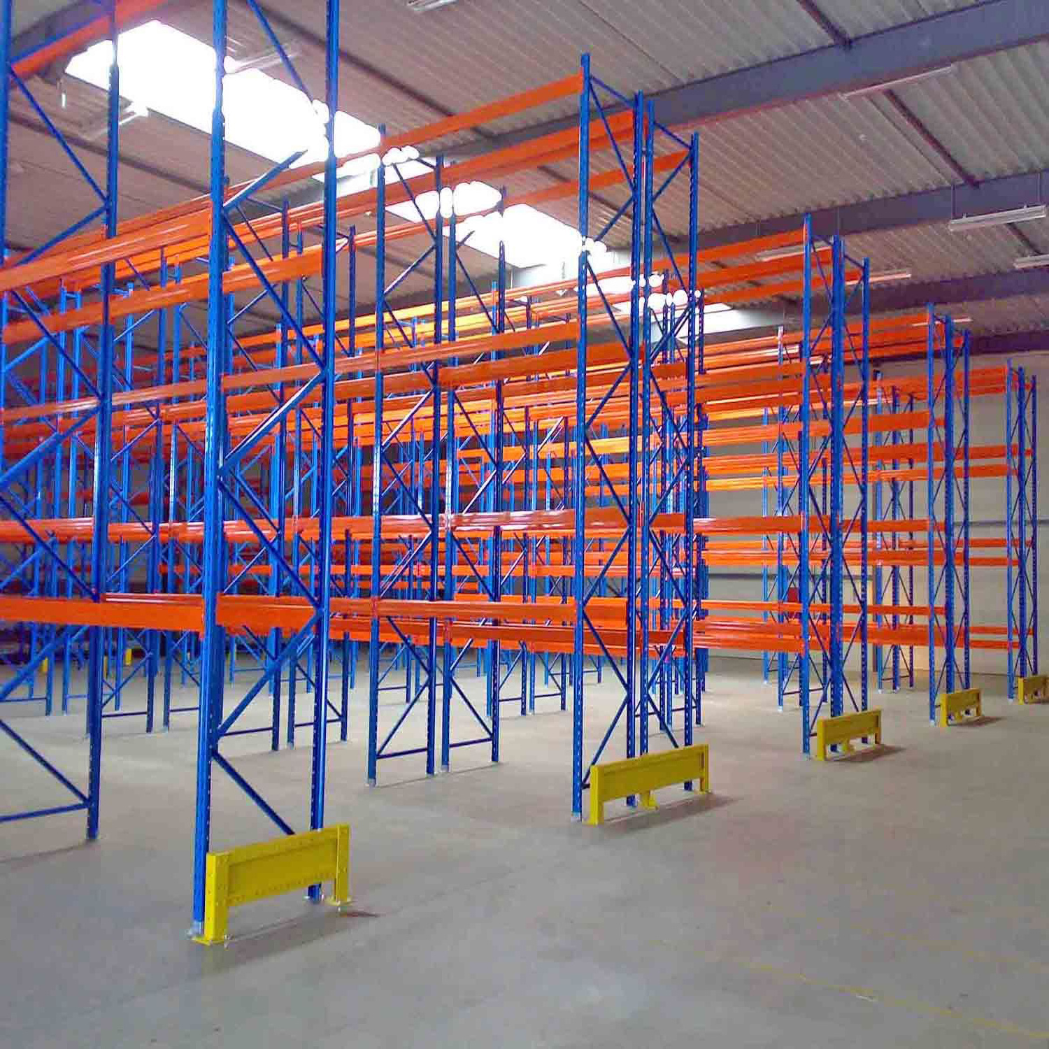 Heavy Duty Vertical Storage Racks / Storage Portable Stacking Racks For Warehouse Racks / Warehouse Pallet Storage Equipment