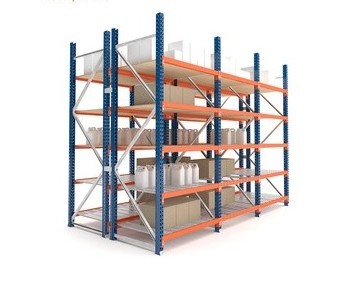 Heavy Duty Vertical Storage Racks / Storage Portable Stacking Racks For Warehouse Racks / Warehouse Pallet Storage Equipment