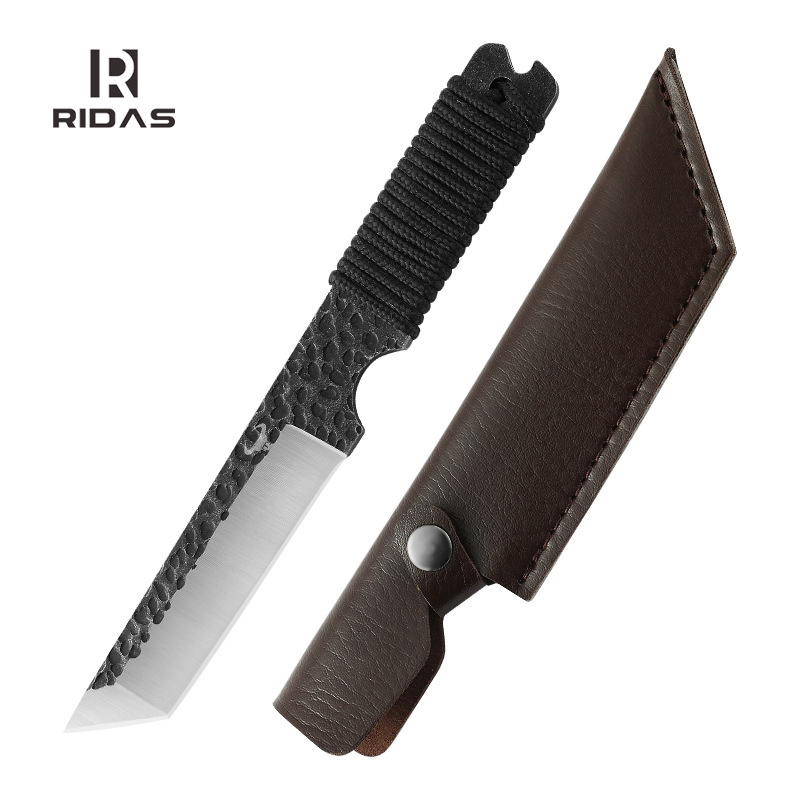 Outdoor Knives High Hardness Hand Forged Diving Straight Knives Camping Survival knife