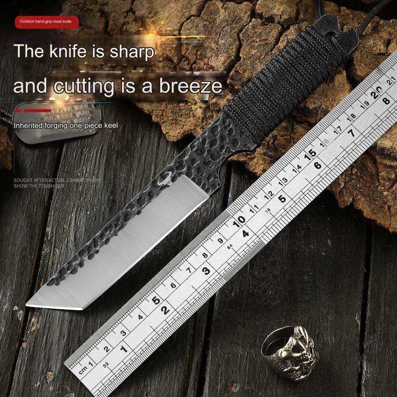 Outdoor Knives High Hardness Hand Forged Diving Straight Knives Camping Survival knife