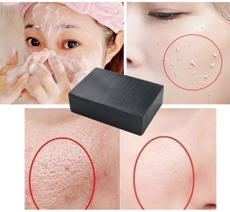 Moisturizing Deep Cleaning Natural Handmade Face Body Bamboo Charcoal Soap