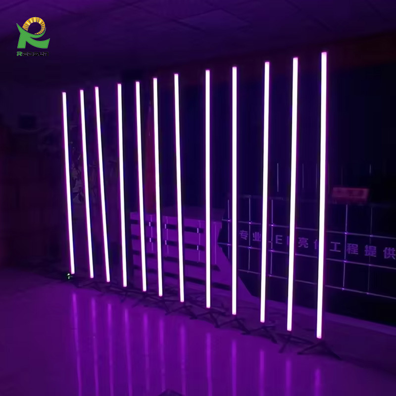 waterproof wireless 360 Degree LED wireless tube Light RGB color dj disco club pixel tube light