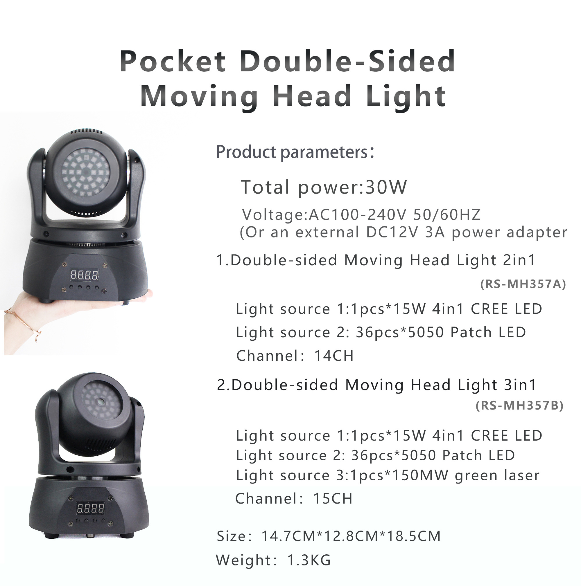 Hot selling Double Moving Head Light Cheap dj lights with Beam and laser dj light