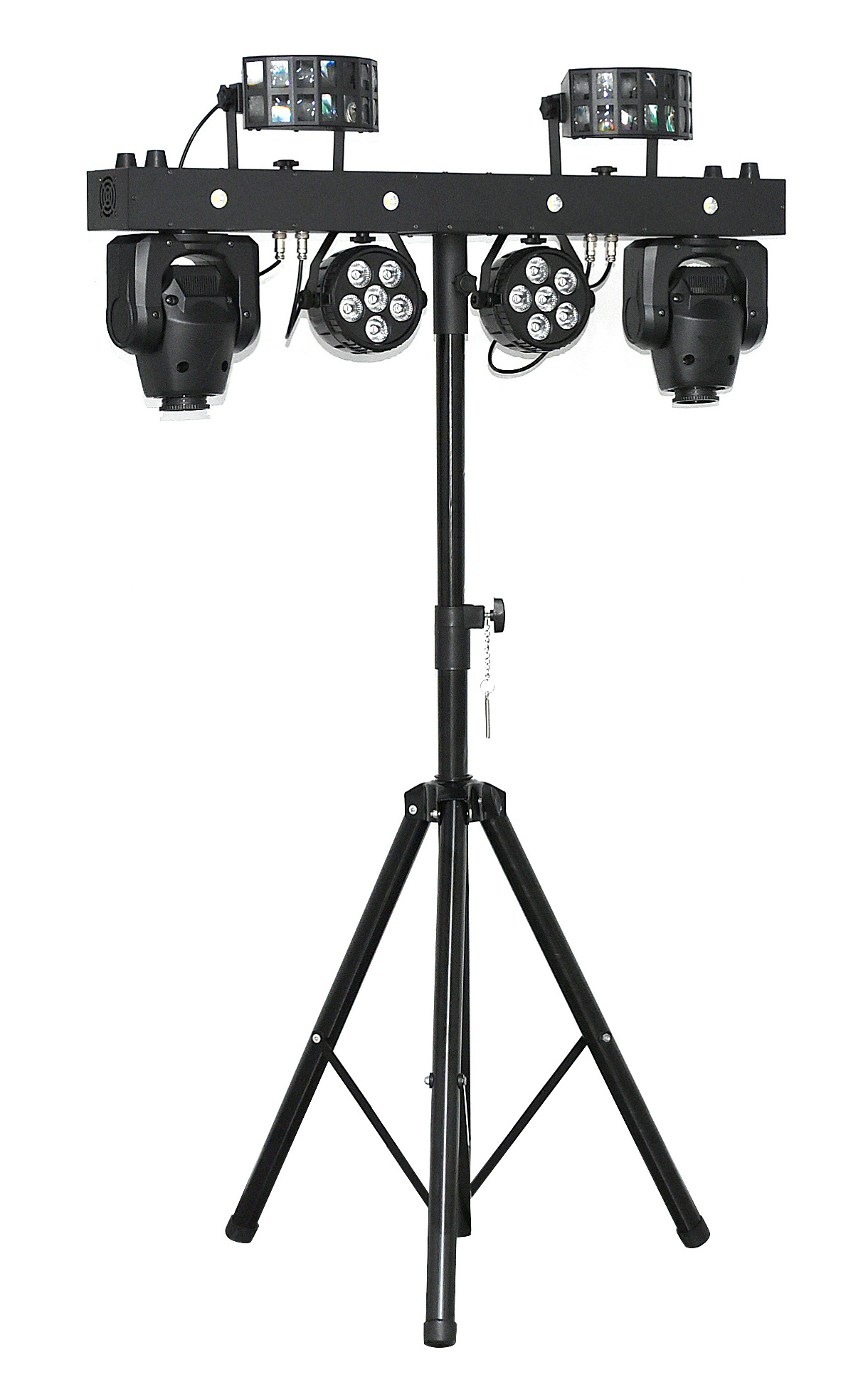 Professional Portable Dj Lights Disco Dj Equipment Gig Bar 2pcs 6x5w RGBW 4in1 Led Par Bar Stage Lighting With Stand