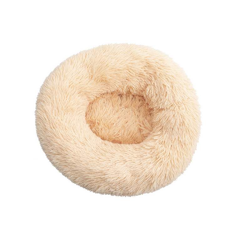 New Product Portable Colorful Donut Cuddler Washable Flush Pet Bed for Small Dogs And Cats