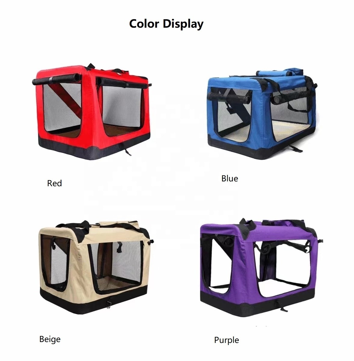 Portable Bike Pet Carrier Backpack Foldable For Dog Cat Pet Travel Carrier