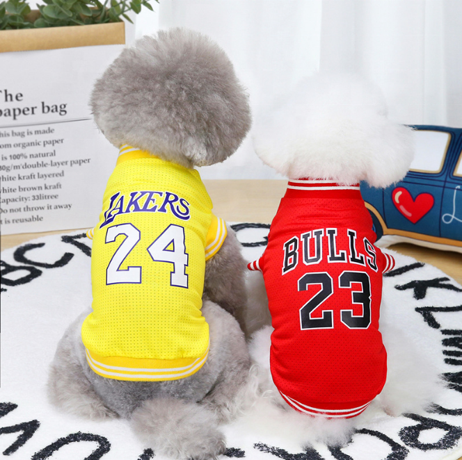 High Quality Wholesale Summer Small Dog Sports Pet Clothes Pet T--Shirt Durable Accessories for Pet dog