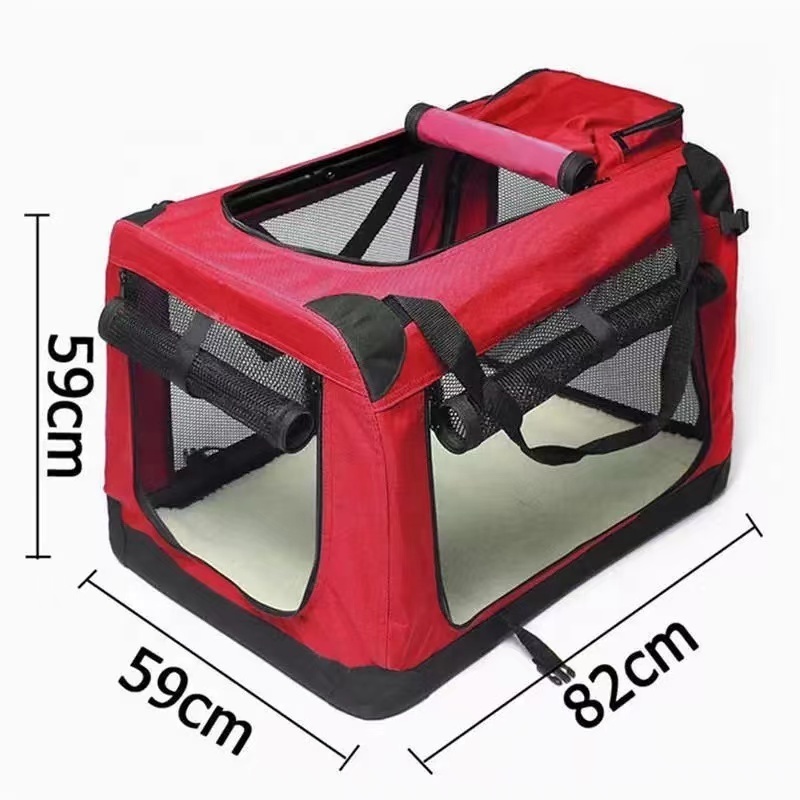 Portable Bike Pet Carrier Backpack Foldable For Dog Cat Pet Travel Carrier