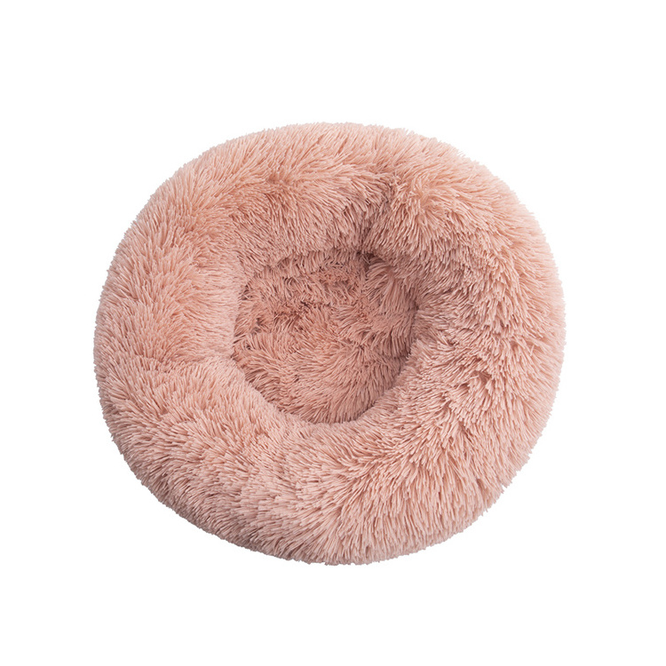 New Product Portable Colorful Donut Cuddler Washable Flush Pet Bed for Small Dogs And Cats