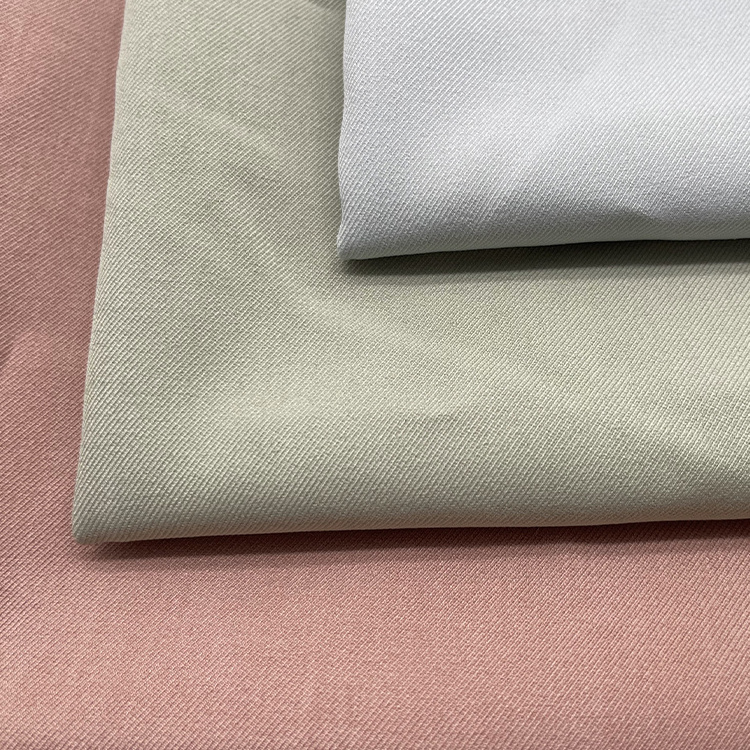 Cheap price Plain Solid Color Organic Breathable Woven 95% polyester 5%spandex twill fabric For Bed Clothing