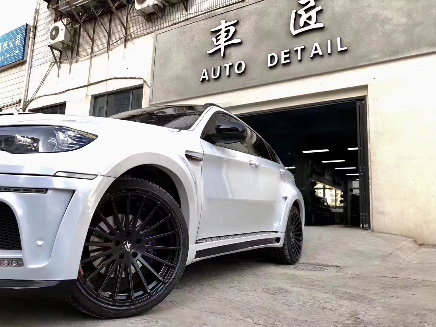 for BMW X6 E70 E71 Body kit  X6 E71 Upgraded Hamann-style front and rear bumper hood wide-body kit