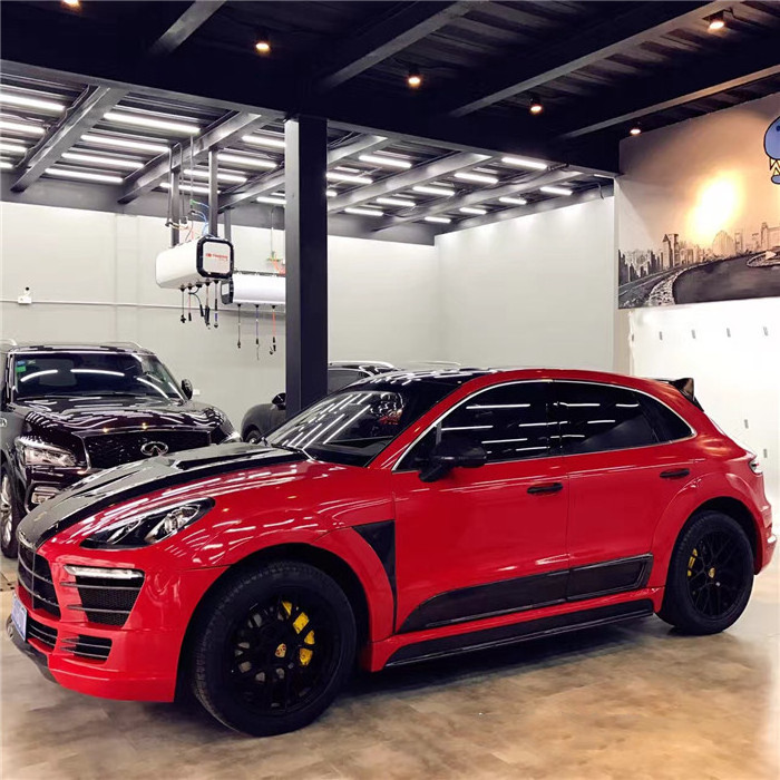 for Porsche macan Body kit macan upgraded Carbon fiber front and rear bumper side skirt spoiler wide-body kit