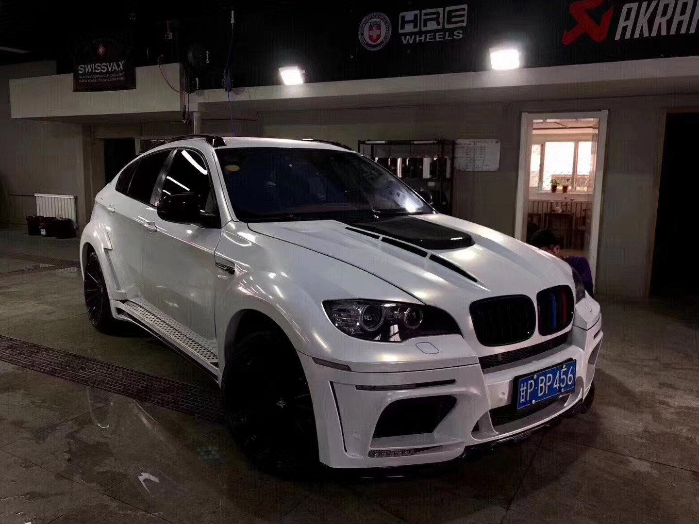 for BMW X6 E70 E71 Body kit  X6 E71 Upgraded Hamann-style front and rear bumper hood wide-body kit