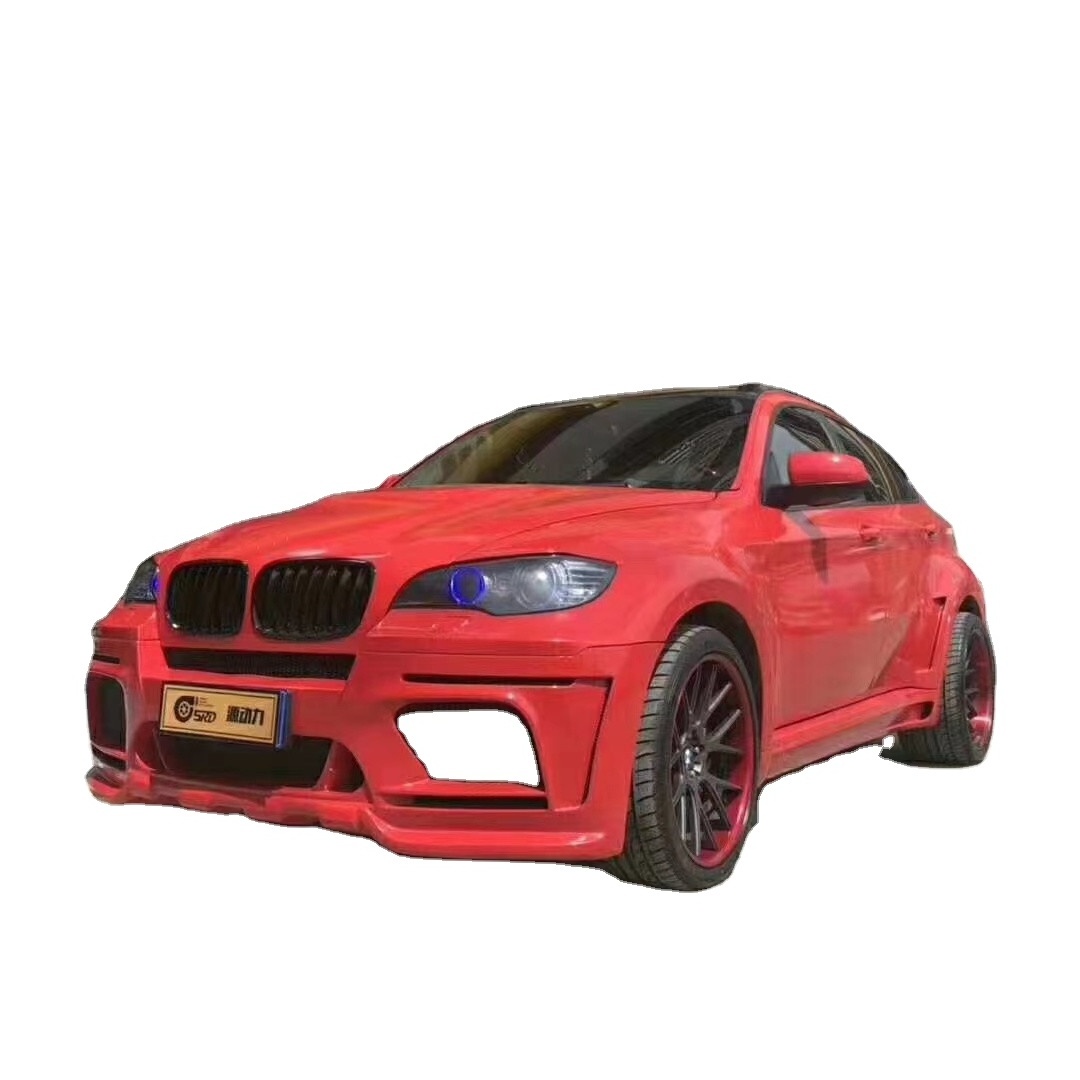 for BMW X6 E70 E71 Body kit  X6 E71 Upgraded Hamann-style front and rear bumper hood wide-body kit