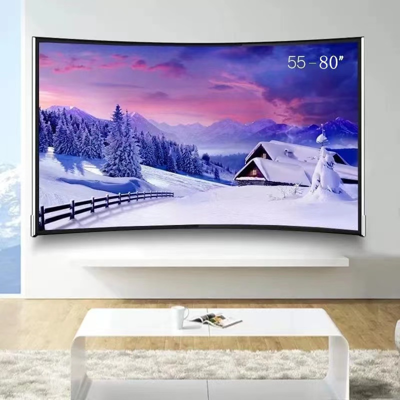 65 75 85 95 100 inch curved screen 4K monitor display multi languages TV wifi KTV TV Android OS smart led television TV