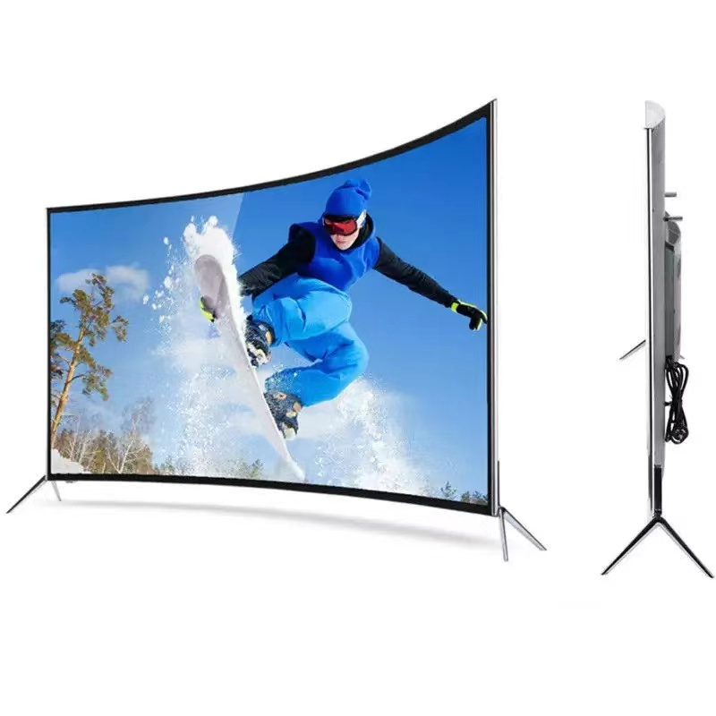 65 75 85 95 100 inch curved screen 4K monitor display multi languages TV wifi KTV TV Android OS smart led television TV