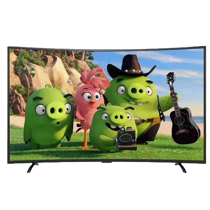 65 75 85 95 100 inch curved screen 4K monitor display multi languages TV wifi KTV TV Android OS smart led television TV