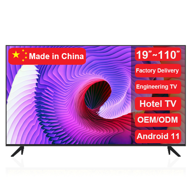 50~110 inch HDR LED TV Android Smart wifi 2160P TV Factory Supplier China Smart Android LCD LED TV 4K Ultra HD LCD Android 11