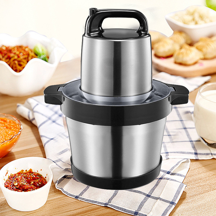 Stainless Steel Small Vegetable, commercial meat grinder mixer Multi-function Mini Electric Chopper meat grinder/