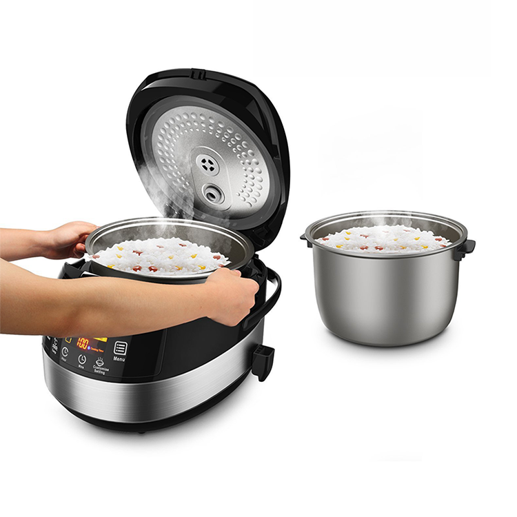 Hot Sale Smart Household, Stainless Steel Non-Stick Coating Inner Pot Multifunction All-in-1 No-Carb Rice Cooker/