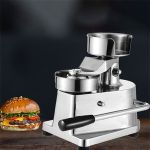 Stainless Steel 130mm Beef Meat Forming Processor Manual Burger Press Patty Machine