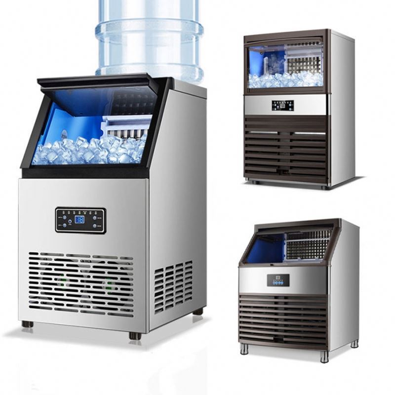 Commercial small ice maker, Milk tea shop hotel bar KTV cube ice machine/