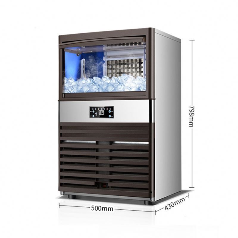 Commercial small ice maker, Milk tea shop hotel bar KTV cube ice machine/