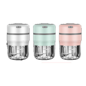 Portable Food Processor USB, Charging Cordless Meat Grinder Vegetable Chopper Onion Mincer Electric Mini Garlic Chopper/