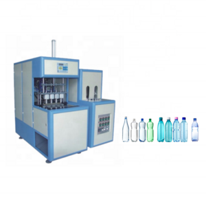 Auto drop mineral water plastic bottle making blow mould machine 4 cavity semi automatic pet