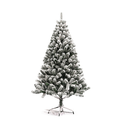 Longstar Pre-lit Wholesale Fireproof Artificial Christmas Tree With Flocked