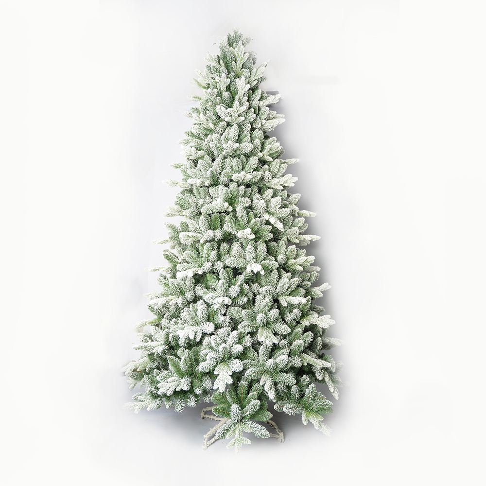 Artificial Flocked Snowing Christmas Tree for Home Decorations