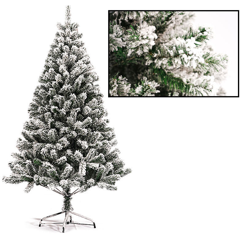 Longstar Pre-lit Wholesale Fireproof Artificial Christmas Tree With Flocked