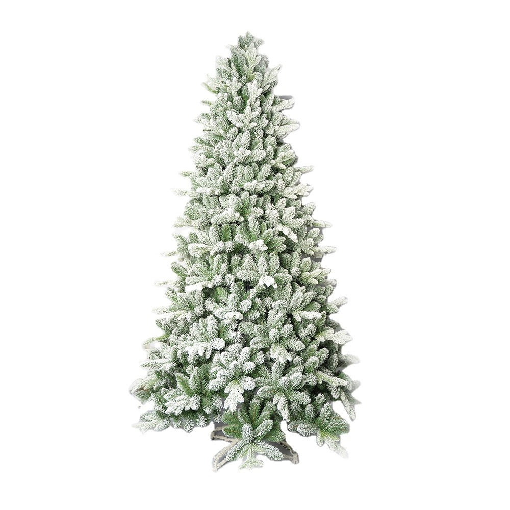 Artificial Flocked Snowing Christmas Tree for Home Decorations