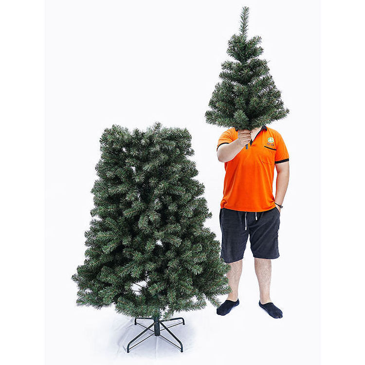 Wholesale Cheap Price Pvc Flocked Artificial Christmas Tree White Powder Snowing Indoor Outdoor Home Decorative