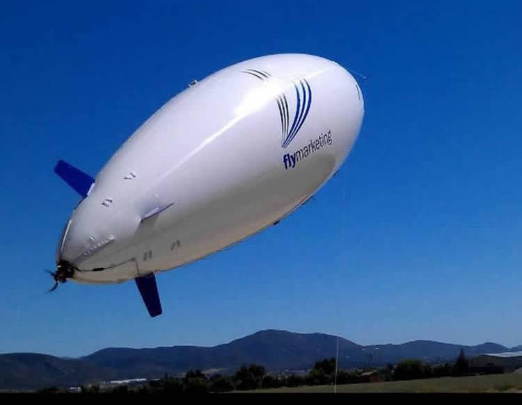 Custom Advertising Remote Control Blimp Show Giant Blimp Drone Hybrid Airship Dirigible Flying Outdoor Rc Zeppelin