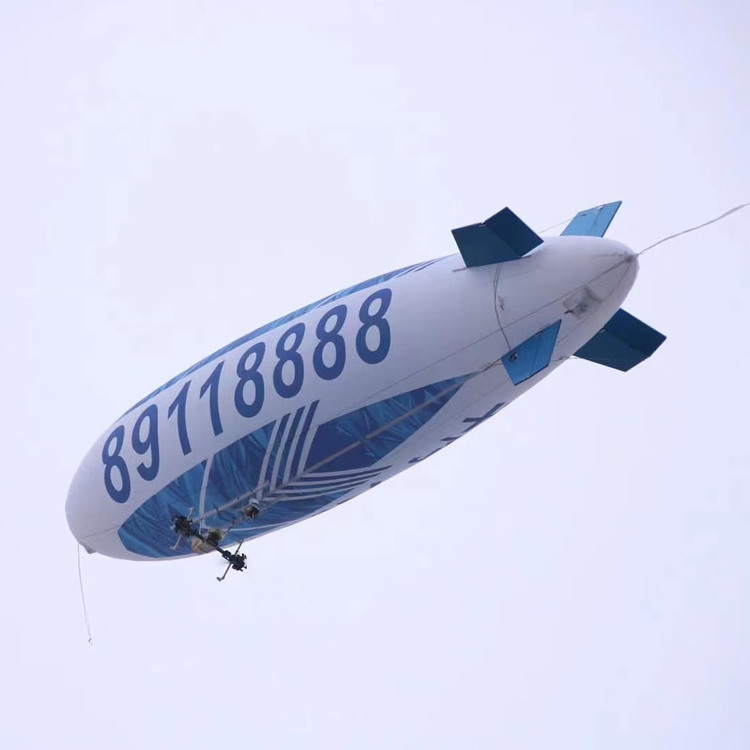 Custom Advertising Remote Control Blimp Show Giant Blimp Drone Hybrid Airship Dirigible Flying Outdoor Rc Zeppelin